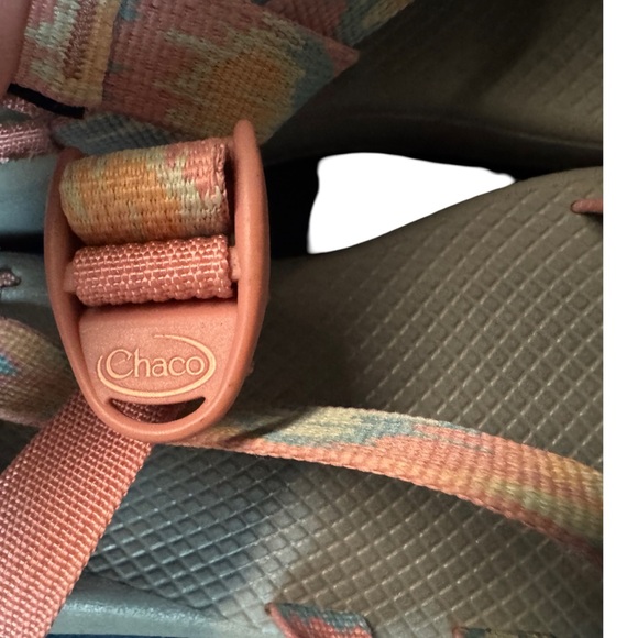 Chaco Z/2 Adjustable Strap Classic Sandal Women Aerial Rosette Size 7 - Picture 2 of 4